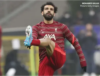  ?? Picture: Getty Images ?? MOHAMED SALAH