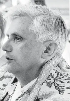  ?? Foto: Reh, dpa ?? Joseph Ratzinger, Erzbischof von München und Freising, im Jahr 1977.