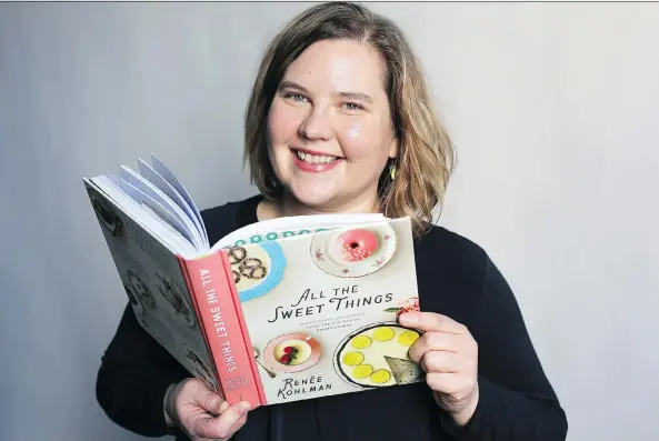  ?? MICHELLE BERG ?? Renee Kohlman’s new cookbook All the Sweet Things contains touching essays and her own photograph­s, along with delicious recipes.