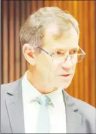  ?? (File pic) ?? Minister of Finance Neal Rijkenberg announced budget estimates of over E26 billion for the 2023/24 financial year.