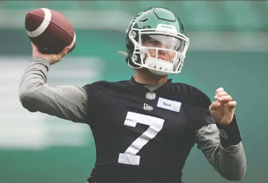  ?? TROY FLEECE FILES ?? Cody Fajardo was a previously unheralded CFL player until the Riders found him in 2019. He has become a valuable commodity and fan favourite — a franchise player.