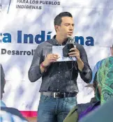  ?? CORTESÍA COEPI ?? Enrique Rascón, titular de la Comisión para los Pueblos Indígenas