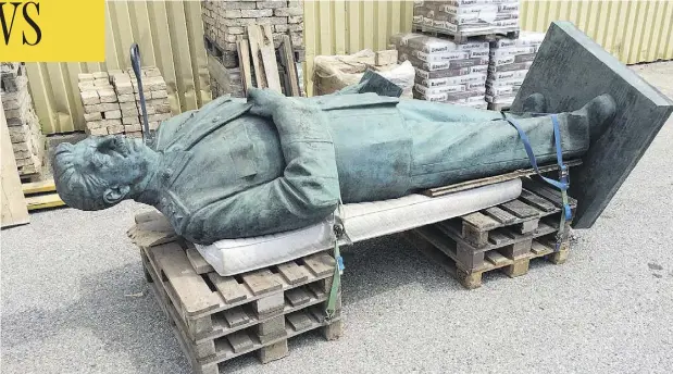  ?? PHOTOS: eBAY ?? A 3.5-metre-tall bronze statue of Joseph Stalin, advertised in mint condition, is for sale on eBay. The asking price is US$119,000.