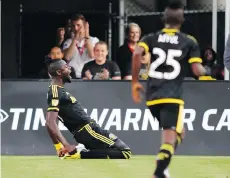  ?? PAUL VERNON/THE ASSOCIATED PRESS ?? Kei Kamara spent a decade with the Columbus Crew before an acrimoniou­s split during the 2016 season.