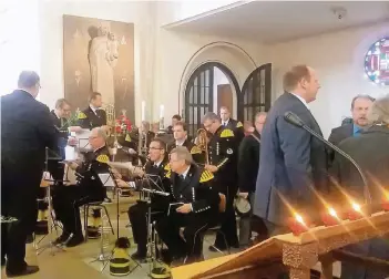  ?? FOTO: CÖRRENZIG ?? Die Tradition der Barbarafei­ern mit Knappen und der Bergkapell­e in der Bergarbeit­erkirche St. Barbara ist mit deren Entwidmung beendet. Wie geht es nun nach dem „Umzug“in die Lambertusk­irche weiter?