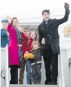  ??  ?? Prime Minister Justin Trudeau and his family depart Ottawa for India on Friday.