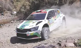  ??  ?? Benito Guerra compite en el WRC2. Foto: Gerardo Guerra