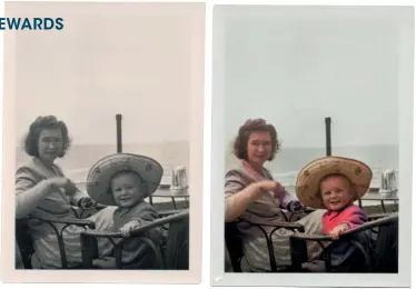  ??  ?? Sharing your family history online needn’t be all hard work. Tools such as Myheritage’s photocolou­risation allow you to see your family photos in a new light, and are sure to engage the interest of fellow family members