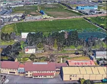  ??  ?? history: CBC Cork grounds. Right: CBC Cork’s school crest