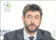  ?? AP ?? Agnelli dejó de dirigir la ECA al formar parte de la Superliga