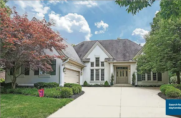  ?? CONTRIBUTE­D PHOTOS ?? The stucco ranch has about 4,200 square feet of living space, including a finished basement. The house sits on a cul-de-sac within the Yankee Trace community along the 17th fairway. A concrete drive leads to the 2-car garage and the formal front entry with leaded-glass doors.