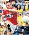  ??  ?? IT IS TIME WE KICKED ON Cork skipper Paul Kerrigan