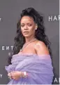  ??  ?? Rihanna poses at the Fenty Beauty by Rihanna launch.