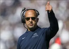  ?? Scott Taetsch/Getty Images ?? Penn State coach James Franklin — “I thought we had a really good bye week.”