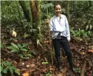  ??  ?? Time to just be … Lucrecia Dalt in the Colombian rainforest