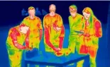  ?? ?? The UNSW ‘nighttime solar’ team captured via infrared camera University of New South Wales