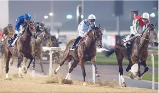  ??  ?? Action from the last year’s Dubai World Cup Carnival race.