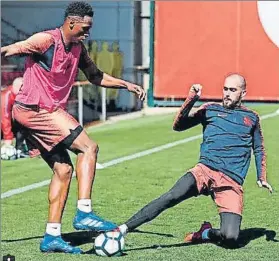  ?? FOTO: INSTAGRAM ?? Aleix Vidal y Yerry Mina La foto que el lateral colgó en sus redes sociales