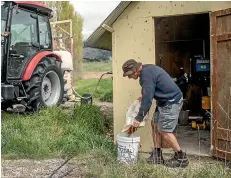  ??  ?? John Harris of Maori Point Wines, who called a meeting of residents as soon as the airport proposal was announced. He knows they’ll be labelled nimbys, but says the airport raises crucial regional and national issues.