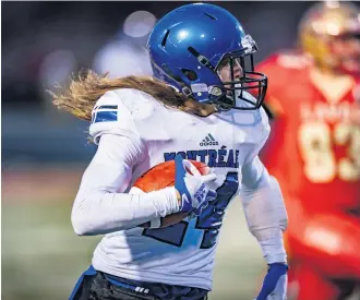  ?? PHOTO D’ARCHIVES ?? Marc-antoine Dequoy lors de la victoire des Carabins de l’université de Montréal sur le Rouge et Or de l’université Laval le 9 novembre dernier au Peps.