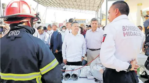  ?? CORTESÍA: GOBIERNO DE HIDALGO ?? El gobernador
del estado, Julio Menchaca Salazar, anunció acciones contra la insegurida­d