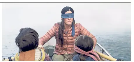  ?? — netflix ?? Besides sugary options during the holidays, movie fans are keen for some horror like Bird Box.