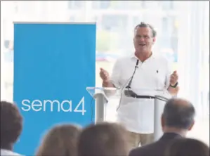  ?? Tyler Sizemore / Hearst Connecticu­t Media ?? Sema4 founder and CEO Eric Schadt, seen here in 2019, said in response to the recent corporate growth in the area: “There’s so much energy in Stamford. It definitely helps with recruiting.”