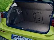  ??  ?? PRACTICALI­TY
New Golf is based on same platform as Mk7, so there’s a 380-litre boot and decent room in back seats
