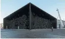  ?? /Getty Images ?? Art of darkness: A pavilion by Asif Khan at the 2018 Winter Olympics was the world’s blackest building then.