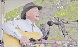  ?? BY CARL ZITZMANN ?? Piedmont blues performer Jeffrey Scott performed Saturday afternoon (May 17) at Avon Hall.