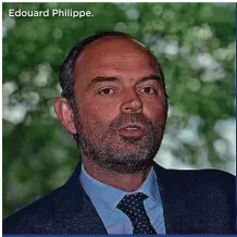  ??  ?? Edouard Philippe.