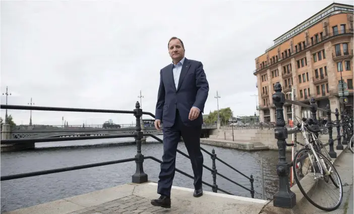  ?? FOTO: FOTO: HENRIK MONTGOMERY / TT ?? ”Det har varit hektiska år med hårt arbete, men väldigt lärorikt”, säger Stefan Löfven om de tre senaste åren som statsminis­ter.