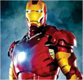  ??  ?? Comic book superhero: Iron Man