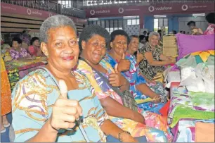  ?? Picture: JONACANI LALAKOBAU ?? Women of Noco in Rewa during the Central Division Women’s Expo at the Vodafone Arena in Suva earlier this month.