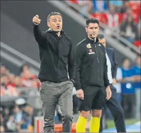  ?? FOTO: MD ?? Luis Enrique deja huella estadístic­a con unos registros para la historia del Barça