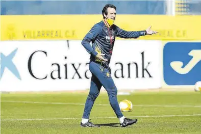  ?? VILLARREAL CF ?? Unai Emery ha anunciado que hará rotaciones en el duelo de esta tarde en La Cerámica ante Osasuna.