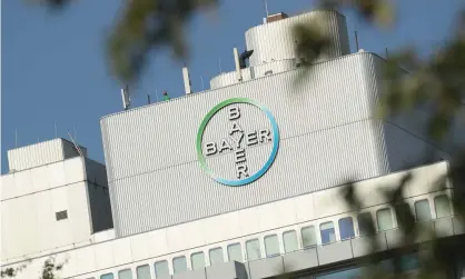  ??  ?? Bayer corporate offices in Berlin, Germany, in 2016. Photograph: Sean Gallup/Getty Images