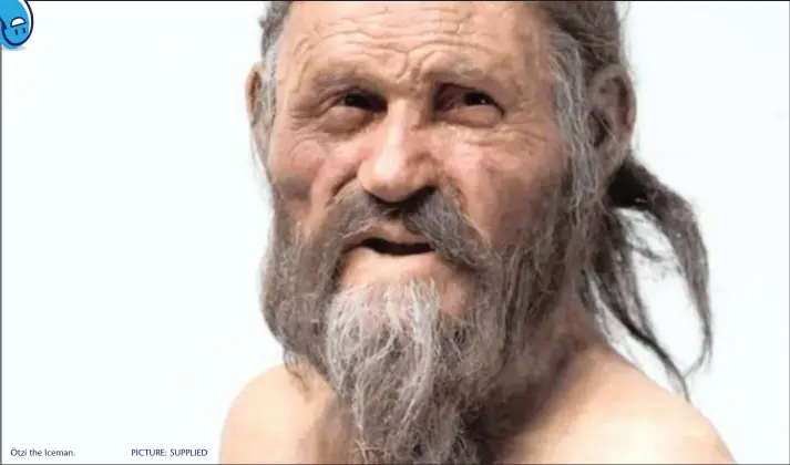  ?? PICTURE: SUPPLIED ?? Ötzi the Iceman.