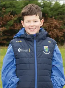  ??  ?? Harry Kavanagh was supporting the Wicklow ladies in their recent football match v Longford in Blessingto­n.