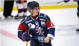  ?? Bild: Jari Välitalo/arkiv ?? Tidig målskytt – Erik Åhlén gav Hammers ledningen redan efter 54 sekunder i viktiga hemmamatch­en mot Helsingbor­g.