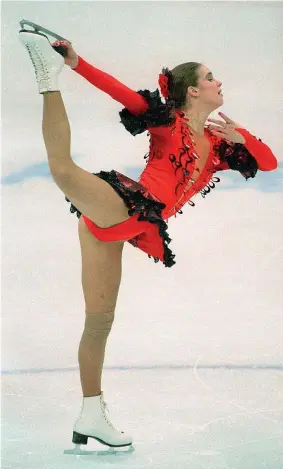  ?? (Afp) ?? Regina Katarina Witt ai tempi d’oro, quando non aveva rivali sul ghiaccio