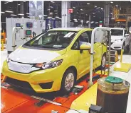  ??  ?? Honda Celaya produce actualment­e el modelo Fit destinado para el mercado nacional, de Norteaméri­ca y Sudamérica.