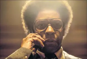  ?? GLEN WILSON/SONY PICTURES VIA AP ?? This image released by Sony Pictures shows Denzel Washington in a scene from “Roman J. Israel, Esq.”