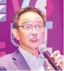  ?? — Gambar Chimon Upon ?? PENERANGAN: Abdul Karim ketika bercakap pada sidang media semalam.