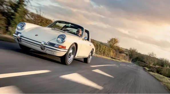  ??  ?? Above Targa number one features a wealth of unusual parts and design elements which didn’t make it into series production