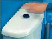 ??  ?? Hygiénique. Mécanisme de chasse d’eau
«WC Tronic2», fonctionne par détection infrarouge, fonction «Éco-Stop» pour maîtriser la consommati­on d’eau, etc. 30 €. Wirquin.