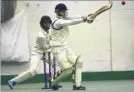  ?? Pictures: Tony Flashman FM4952025, left; FM4952058, above; FM4952097 ?? Left, University of Kent’s Michael Tyrer. Above, teammate Brewster Surridge hits out. Below, Canterbury 2s’ Phil Walker