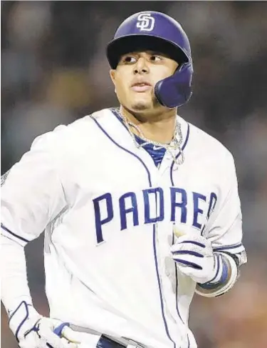  ?? AP ?? Padres star Manny Machado blasts MLB Network analysts for what he says is bias in their coverage.