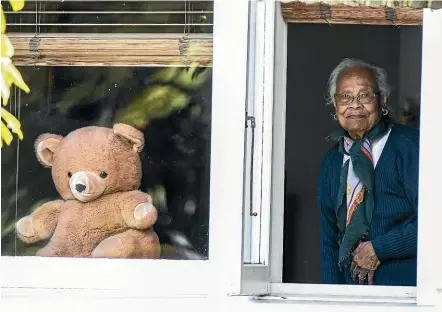  ?? STUFF ?? Teddy bears can head into winter hibernatio­n from Thursday when their owners can finally come out to play as New Zealand moves to Covid-19 alert level 2.