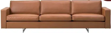  ??  ?? Sofa, Risom 65, H 69 x B 266 x D 93 cm, 104 315 kr, Fredericia Furniture.